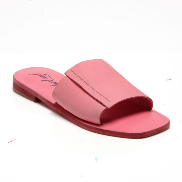 FREE PEOPLE Verona Slide Sandals / Watermelon - Picture 4 of 11